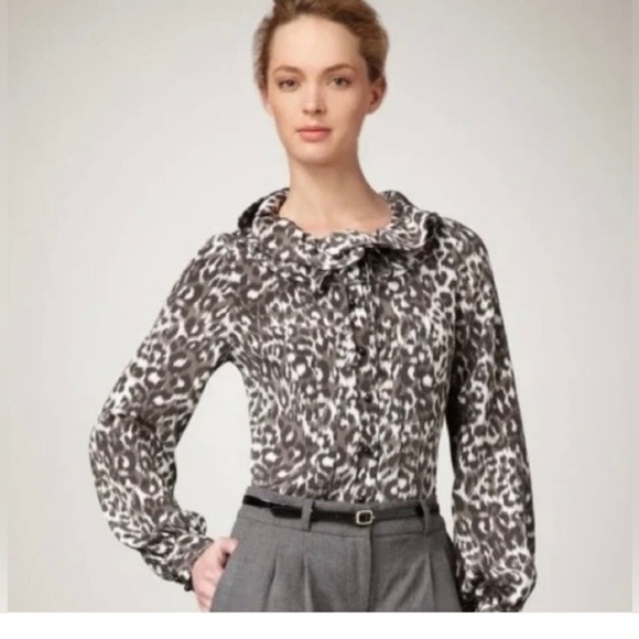Kate spade New York leopard blouse - Picture 1 of 6